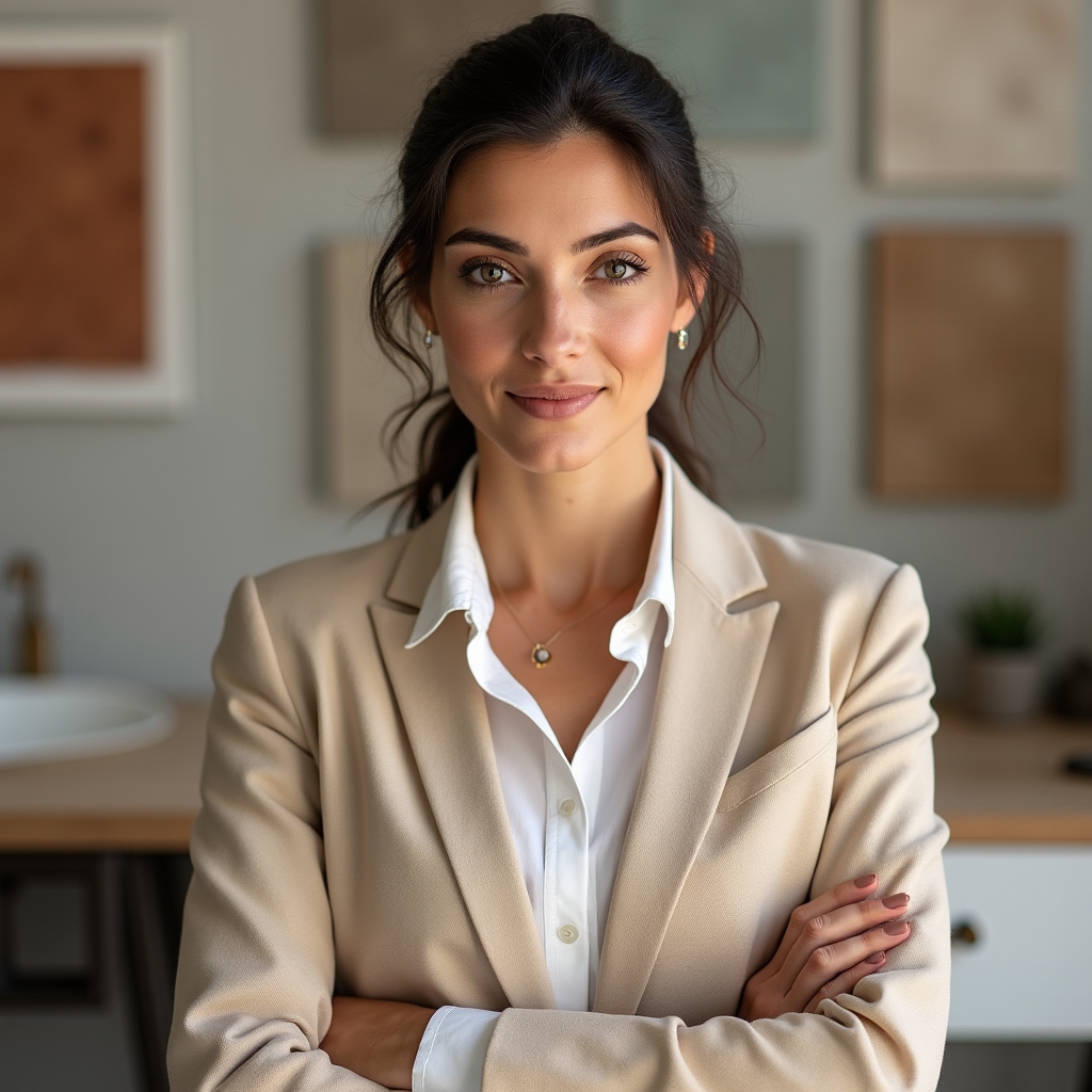 Consultora principal de Coral Rush especializada en materiales naturales